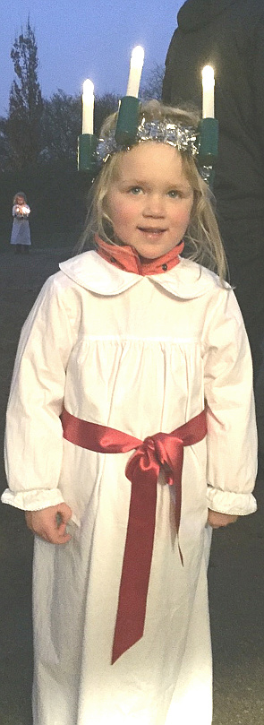 Johanka as St Lucia